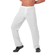Op deze afbeelding zie je een Kostuums, van het merk Wilbers. Witte Broek Classic Man