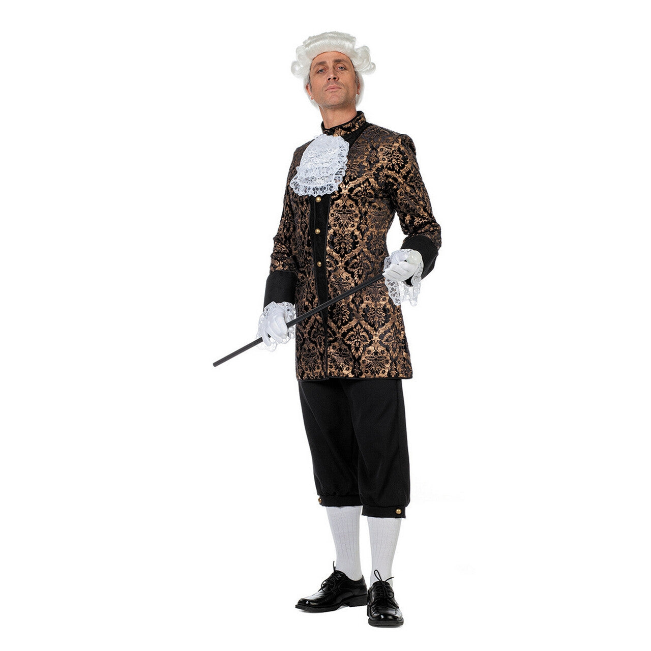 Op deze afbeelding zie je een Kostuums, van het merk Wilbers. Markies Louis De Sade Man Kostuum