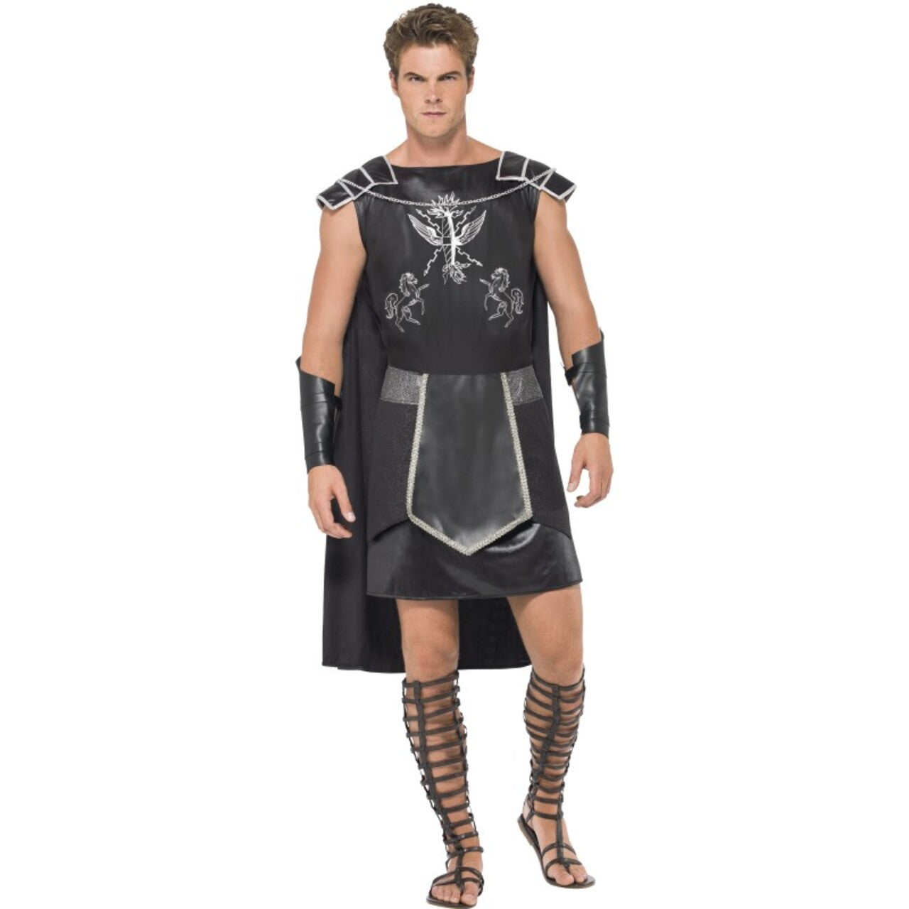 Op deze afbeelding zie je een Kostuums, van het merk Smiffy's. Onverslaanbare Gladiator Man Kostuum