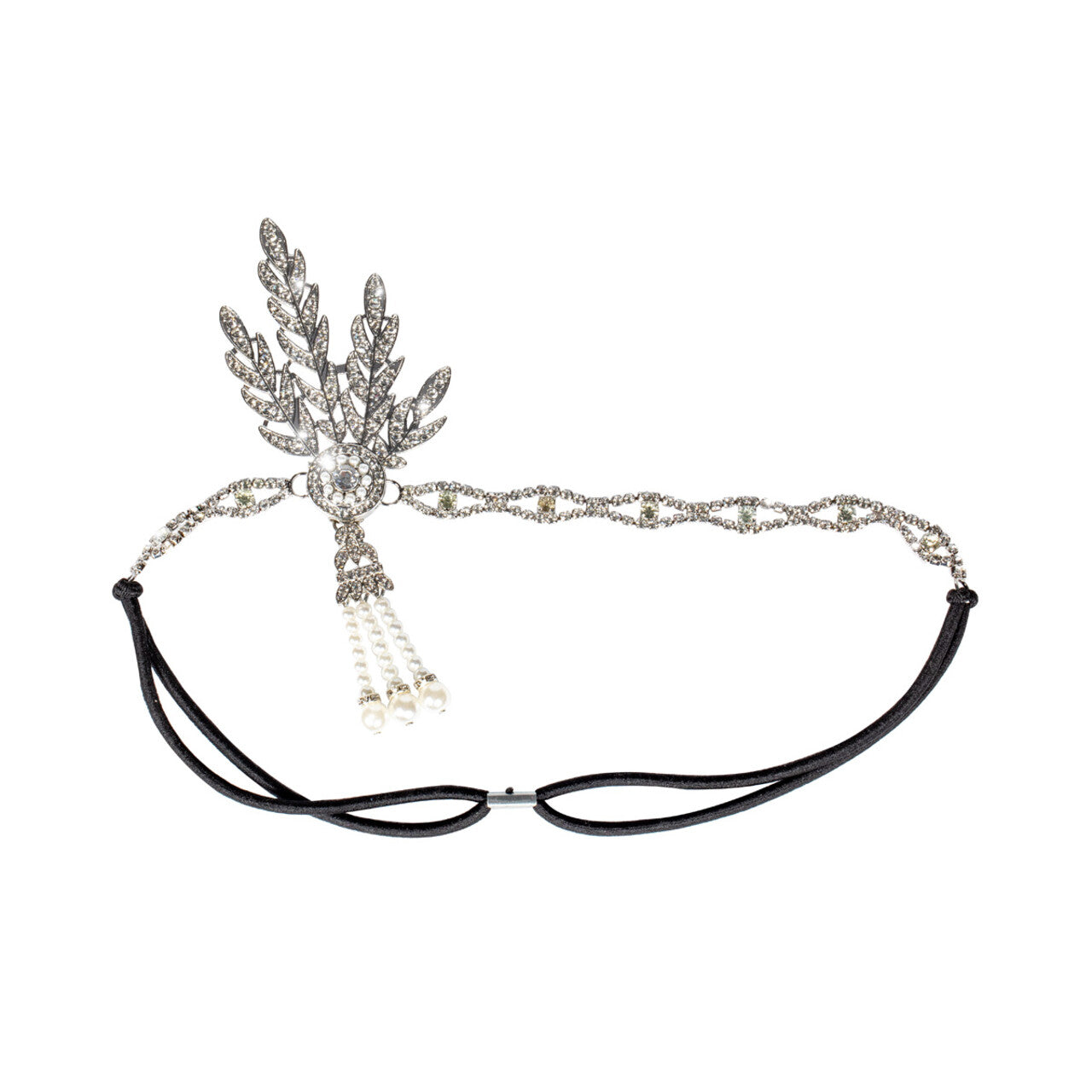 Op deze afbeelding zie je een Accessoires, van het merk Wilbers. Hoofdband Charlotte Charleston Strass