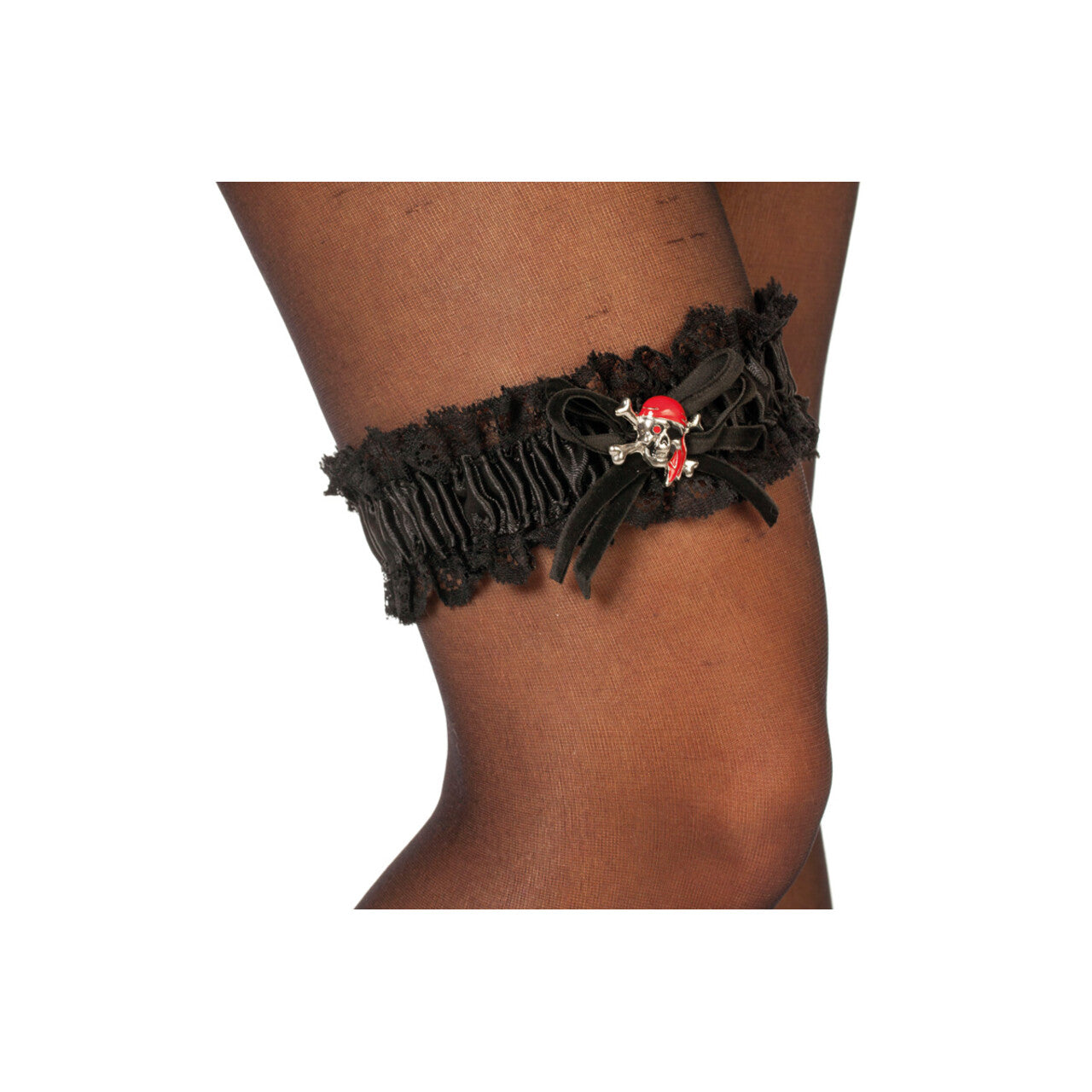Op deze afbeelding zie je een Accessoires, van het merk Wilbers. Kousenband Piraten Schatje