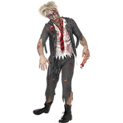 Op deze afbeelding zie je een Kostuums, van het merk Smiffy's. Horror Schooljongen Man Kostuum