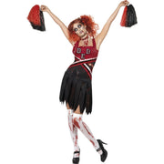 Op deze afbeelding zie je een Kostuums, van het merk Smiffy's. Horror Cheerleader Vrouw Kostuum