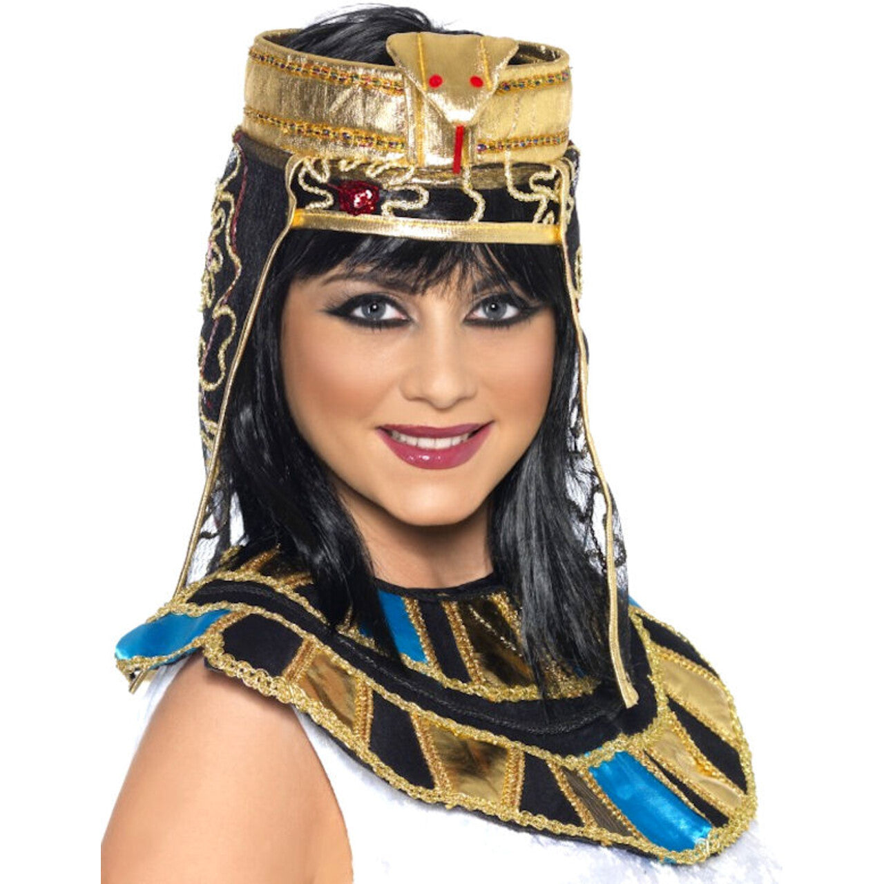 Op deze afbeelding zie je een Accessoires, van het merk Smiffy's. Egyptisch Hoofddeksel Volwassen