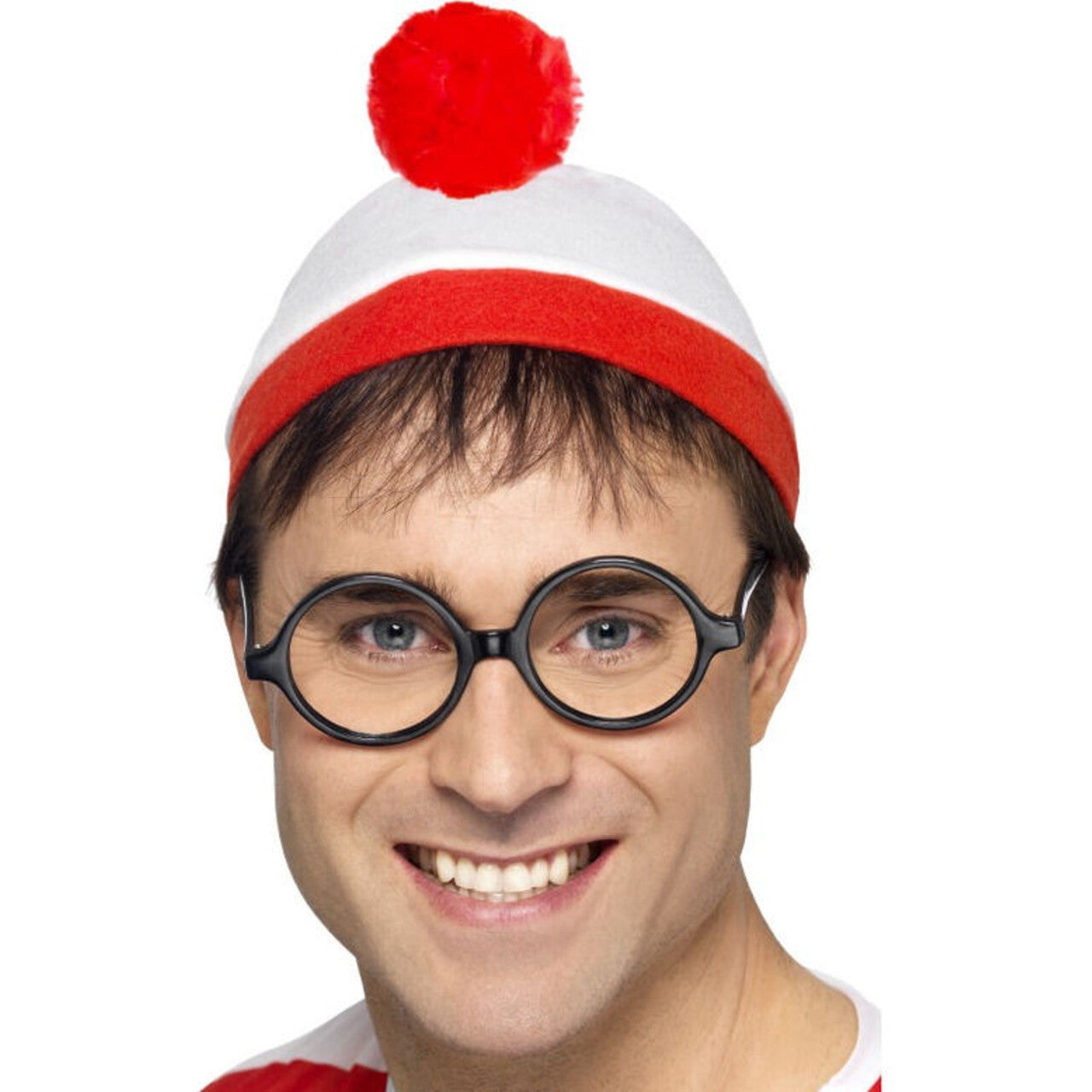 Op deze afbeelding zie je een Accessoires, van het merk Smiffy's. Waar Is Wally Muts & Bril