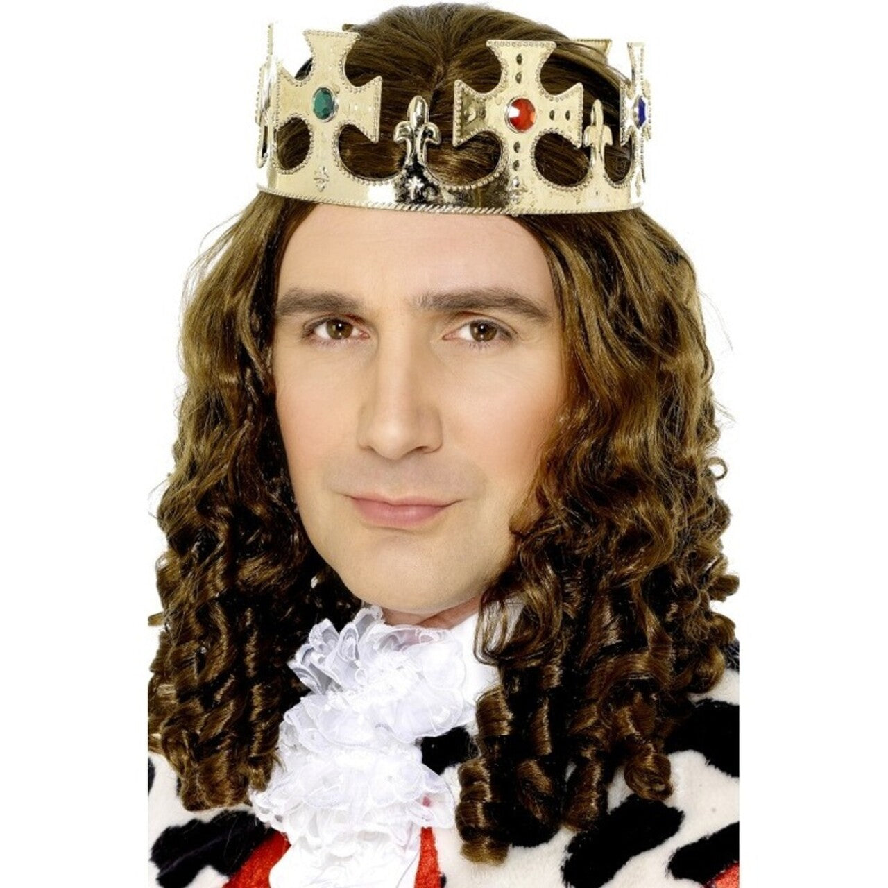Op deze afbeelding zie je een Accessoires, van het merk Smiffy's. Koningskroon Met Juwelen Volwassen
