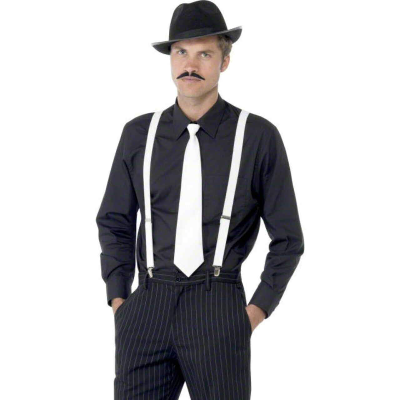 Op deze afbeelding zie je een Accessoires, van het merk Smiffy's. Instant Gangster Kit