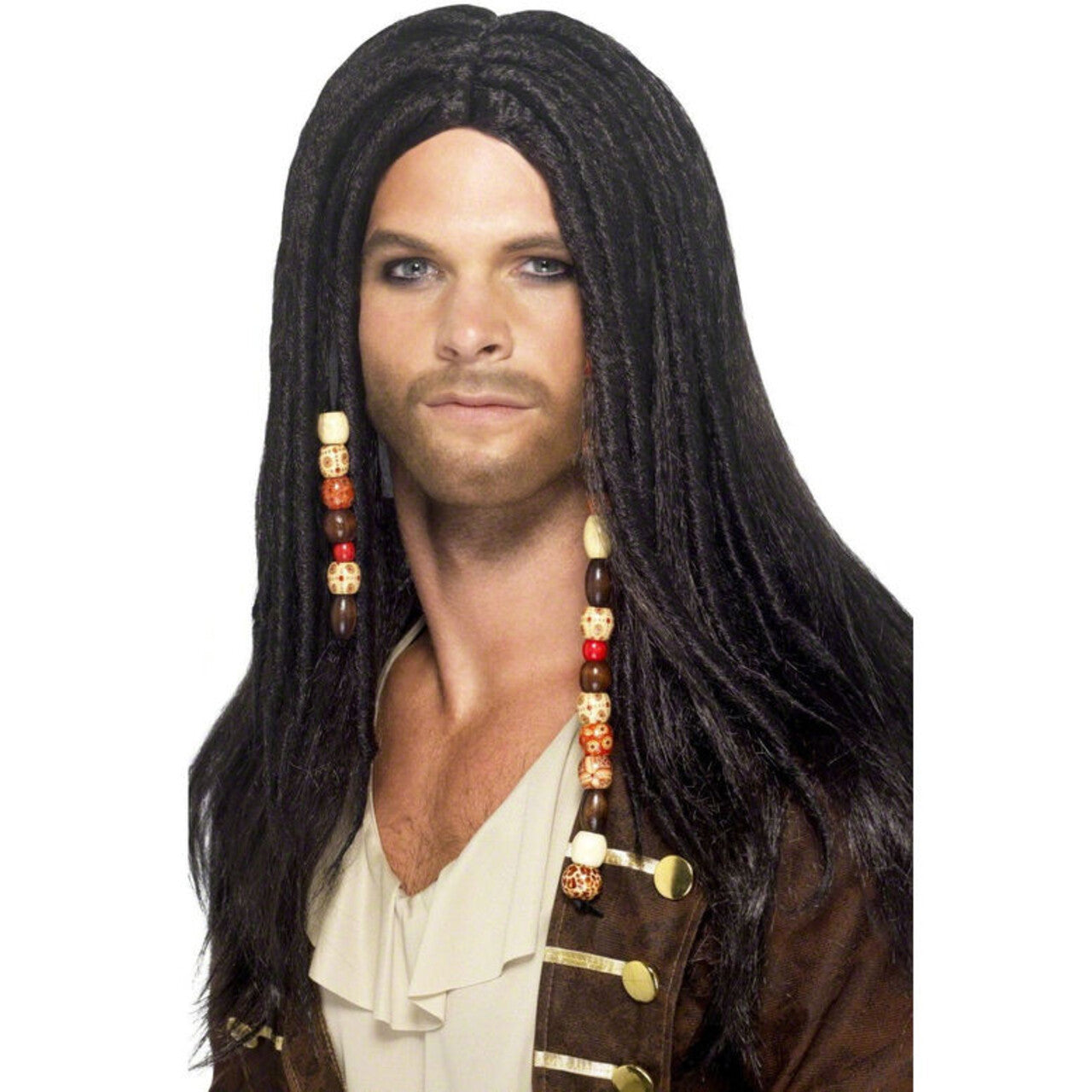 Op deze afbeelding zie je een Accessoires, van het merk Smiffy's. Heren Piratenpruik