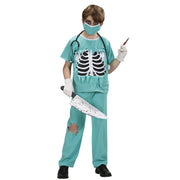 Op deze afbeelding zie je een Kostuums, van het merk Widmann. Dokter Snijgraag Chirurg Halloween Jongen Kostuum