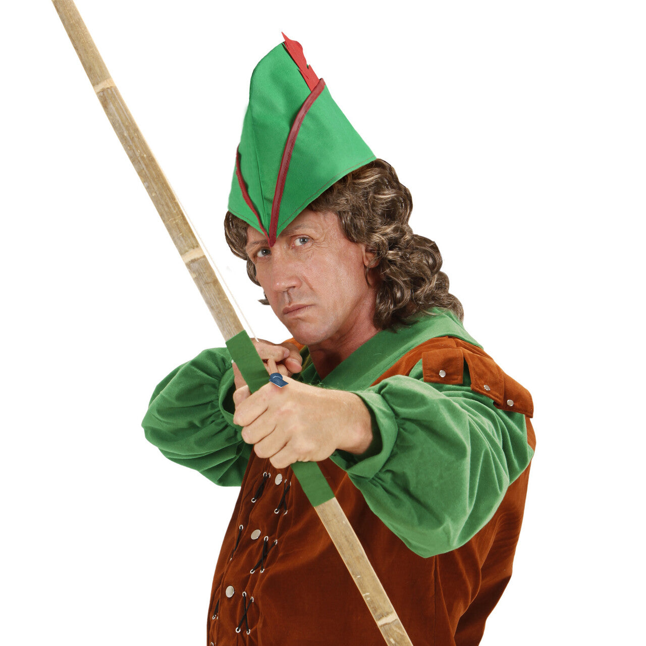 Op deze afbeelding zie je een Accessoires, van het merk Widmann. Muts Robin Hood