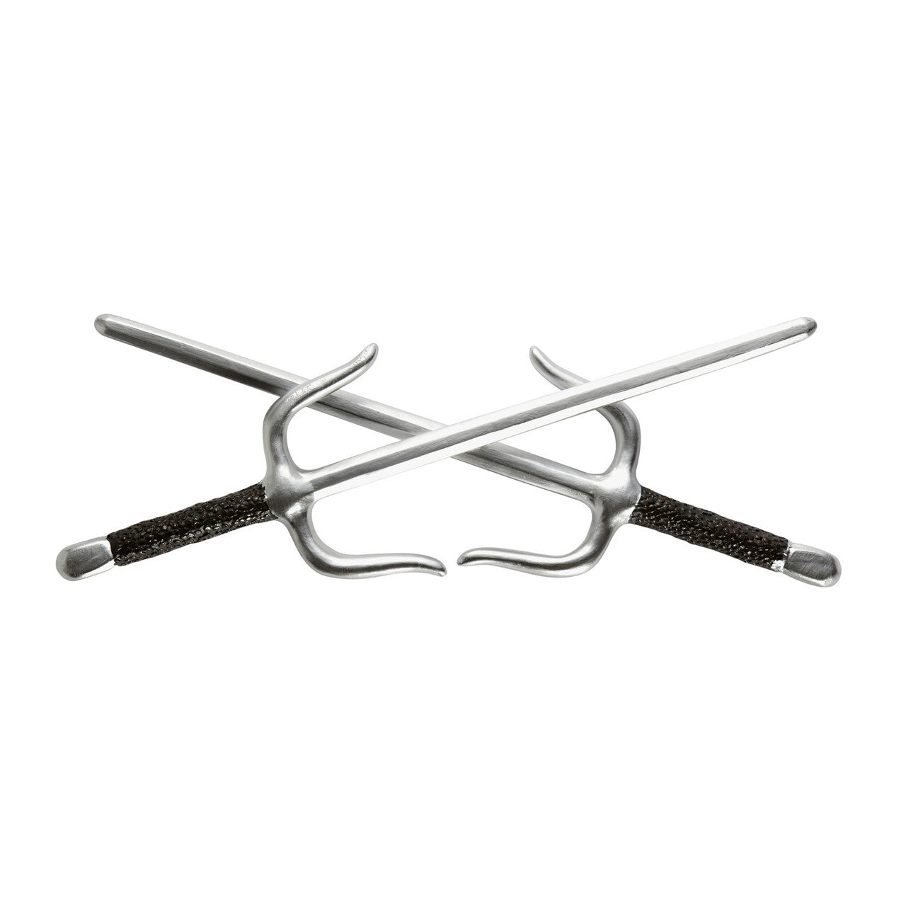 Op deze afbeelding zie je een Accessoires, van het merk Widmann. Sai Japans Steek Wapen Per Paar 42 Centimeter