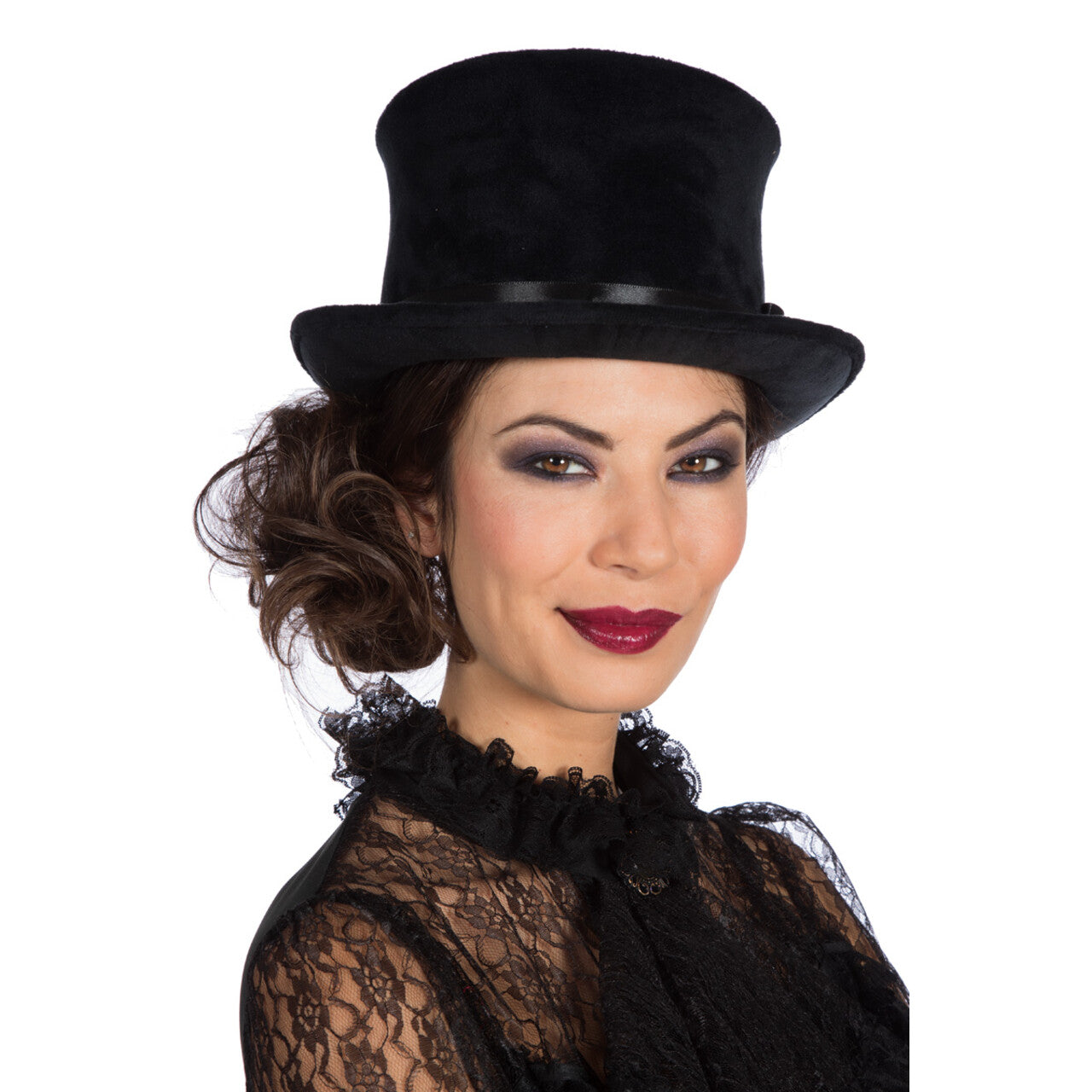 Op deze afbeelding zie je een Accessoires, van het merk Wilbers. Hoge Hoed Black Elegance