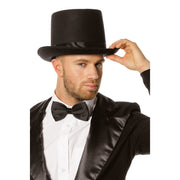 Op deze afbeelding zie je een Accessoires, van het merk Wilbers. Hoge Hoed Luxe Gelegenheden Zwart