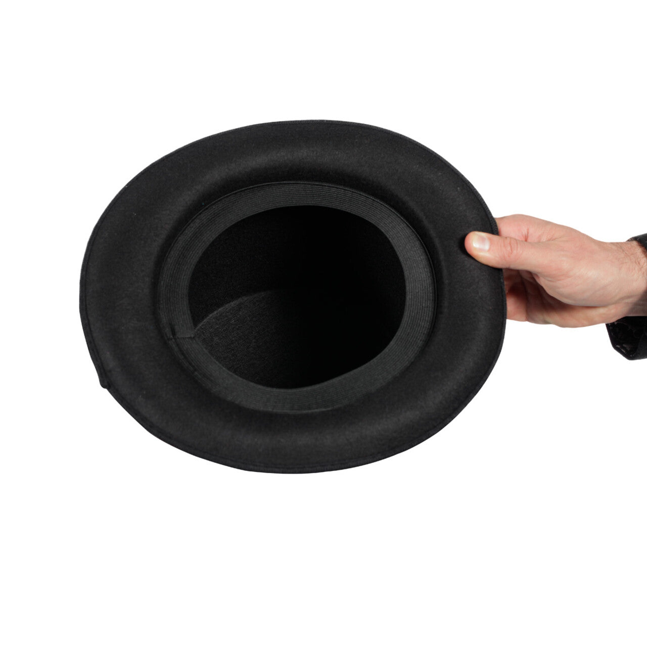Op deze afbeelding zie je een Accessoires, van het merk Wilbers. Hoge Hoed Luxe Gelegenheden Zwart