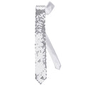 Stropdas Pailletten Zilver