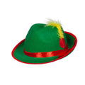 Groene Tiroler Hoed Klar Oktoberfest