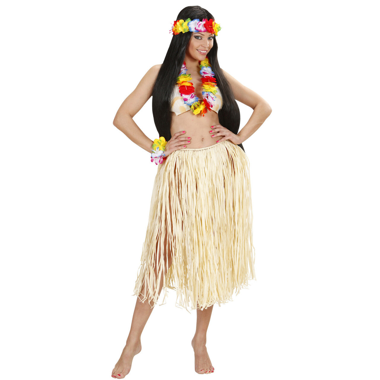 Op deze afbeelding zie je een Accessoires, van het merk Widmann. Hawaii Set Meerkleurig