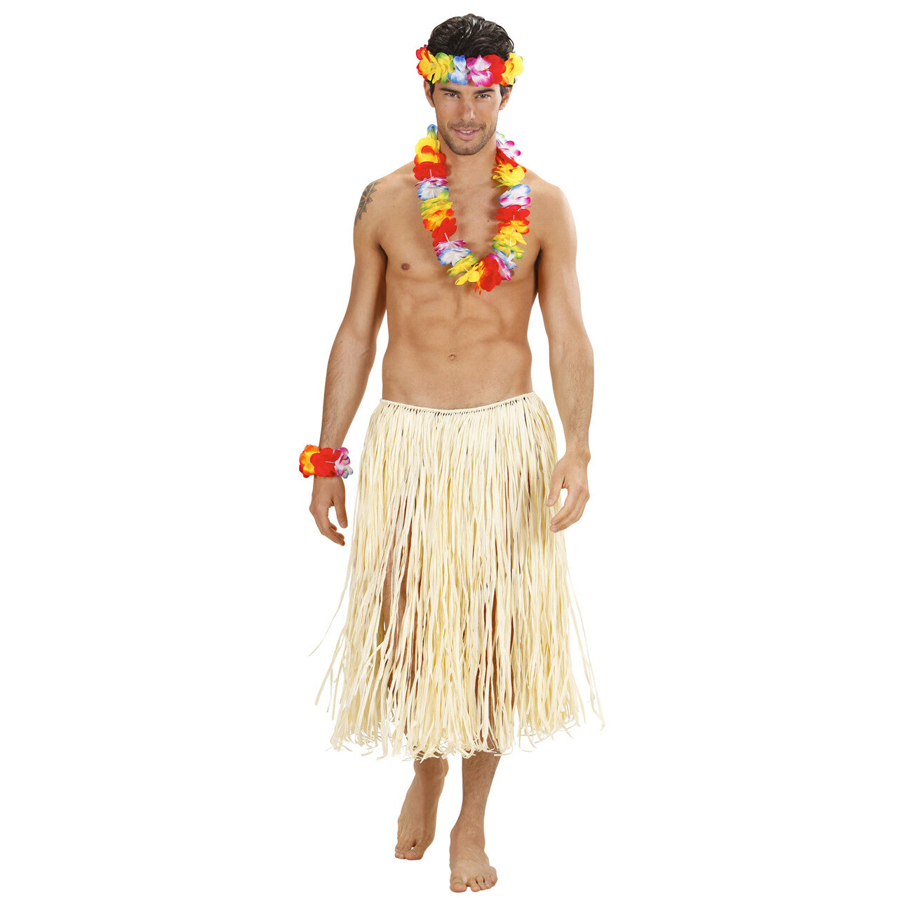 Op deze afbeelding zie je een Accessoires, van het merk Widmann. Hawaii Set Meerkleurig