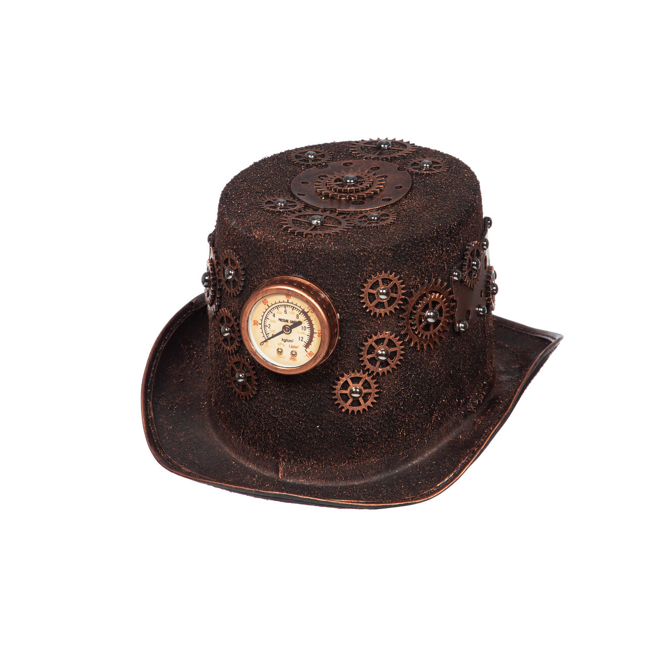 Op deze afbeelding zie je een Accessoires, van het merk Wilbers. Hoed Steampunk Wheelz