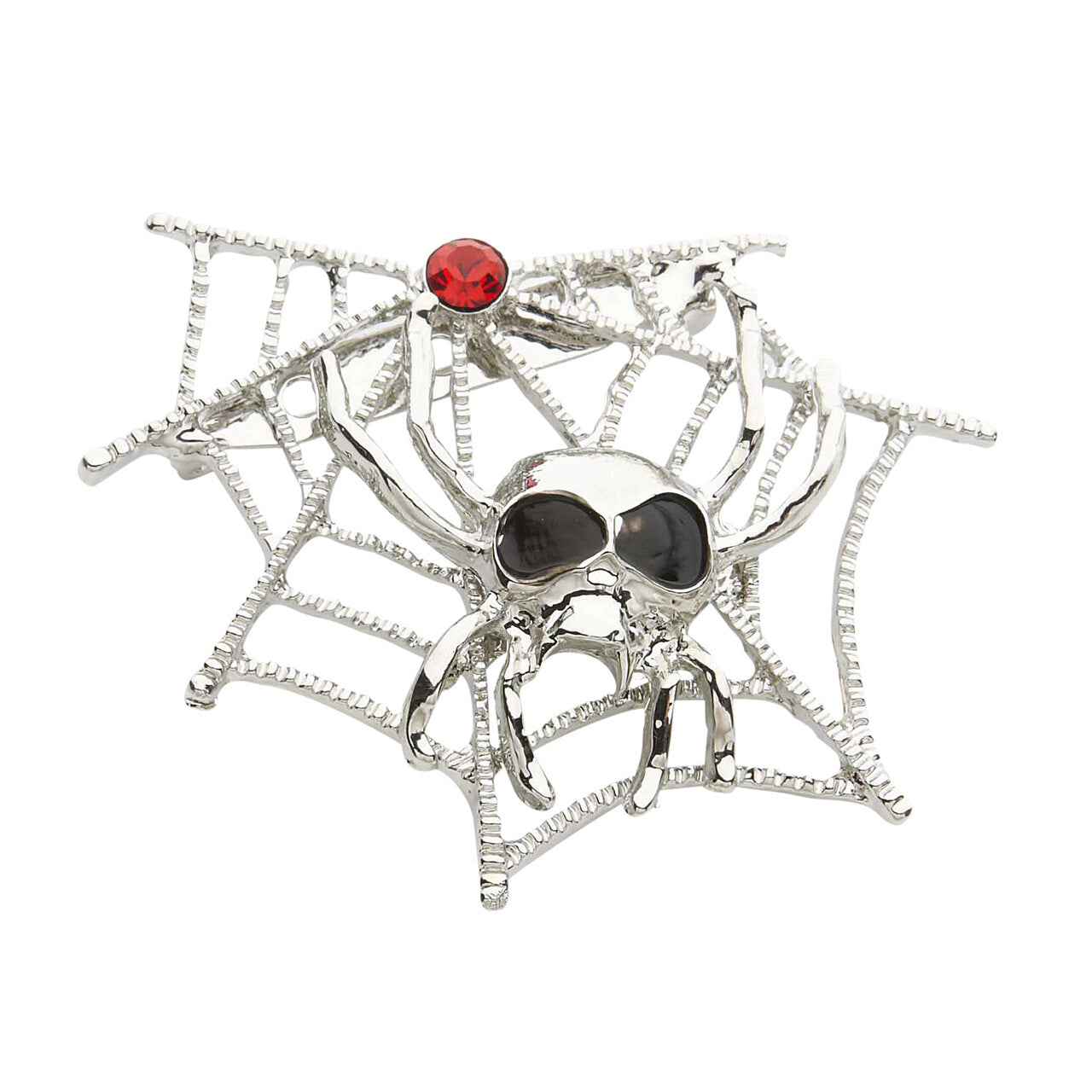 Op deze afbeelding zie je een Accessoires, van het merk Widmann. Broche Spinnenweb Met Spin