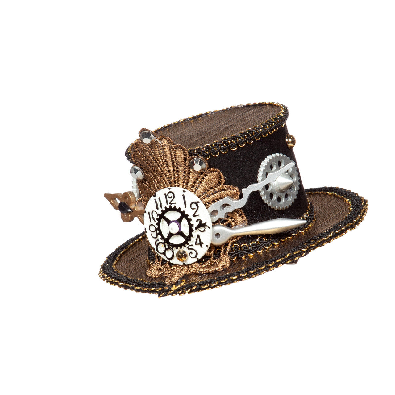 Op deze afbeelding zie je een Accessoires, van het merk Wilbers. Mini Hoed Steampunk Tijdloos