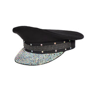 Op deze afbeelding zie je een Accessoires, van het merk Wilbers. Pet Burning Man Officier Zwart Bling