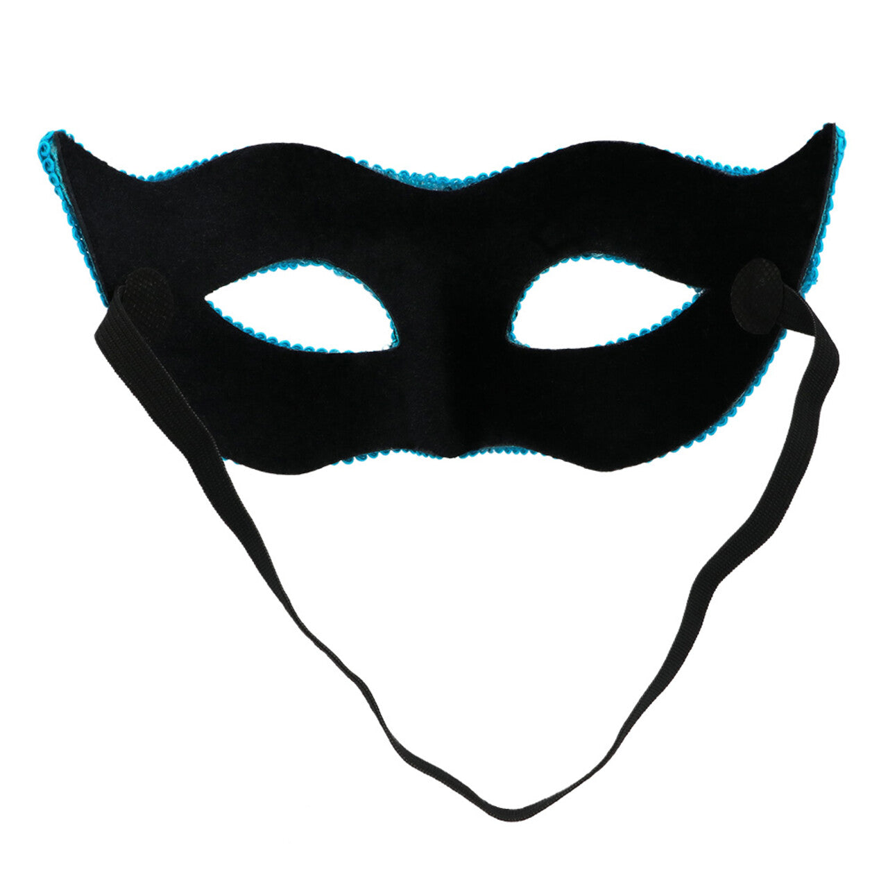 Op deze afbeelding zie je een Accessoires, van het merk Boland. Masker Venice Mystique Pailletten Masker Blauw