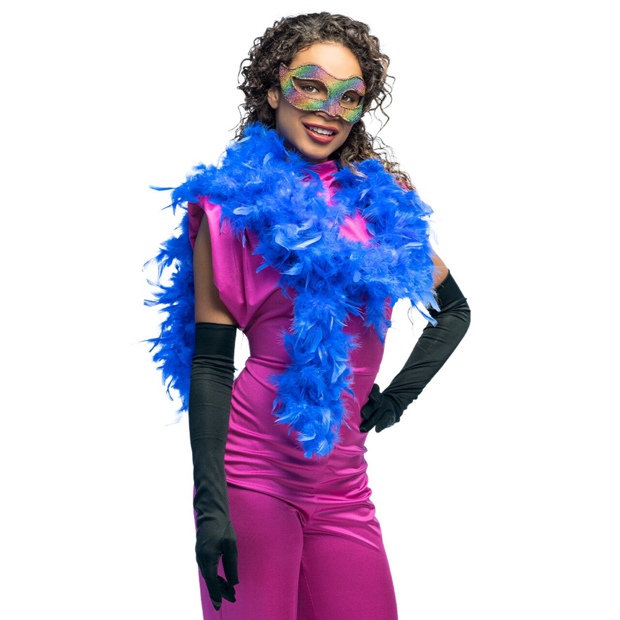 Op deze afbeelding zie je een Accessoires, van het merk Boland. Oogmasker Prisma Regenboog