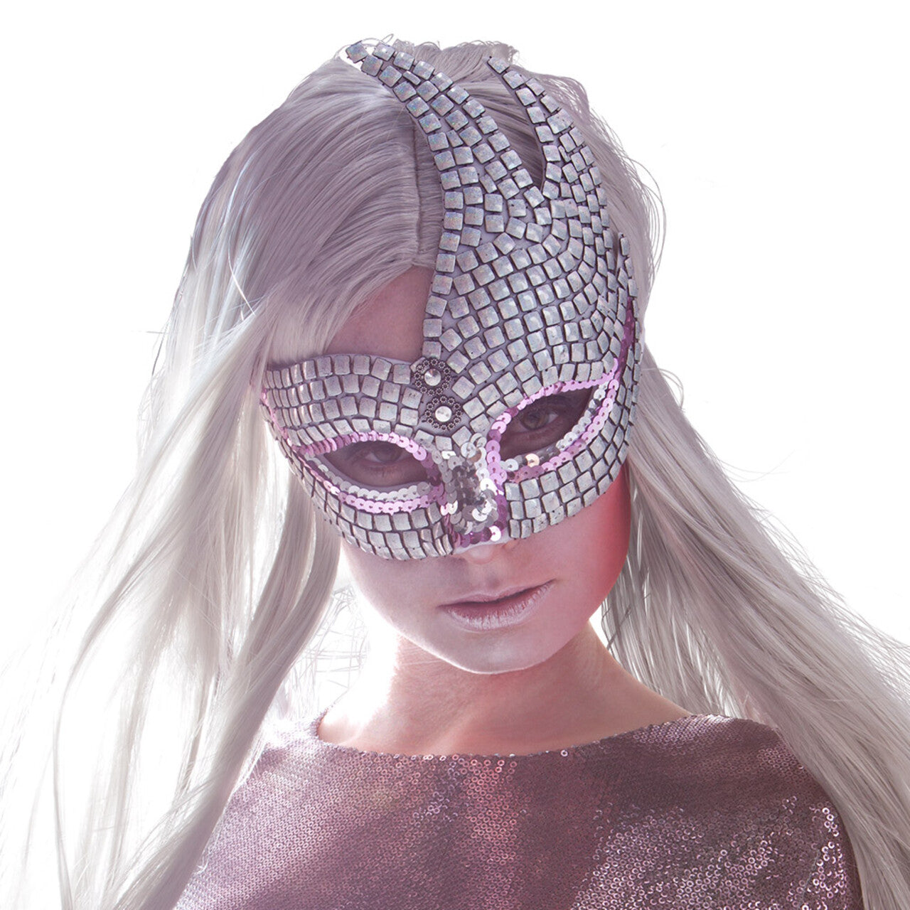 Op deze afbeelding zie je een Accessoires, van het merk Boland. Oogmasker Superhero Briljanti