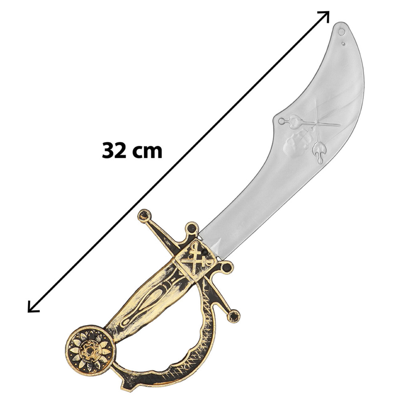 Op deze afbeelding zie je een Accessoires, van het merk Boland. Piratenzwaard Slicing Saber