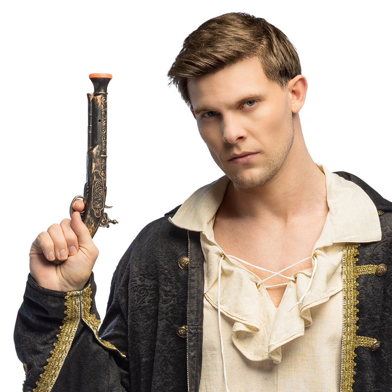 Op deze afbeelding zie je een Accessoires, van het merk Boland. Piratenpistool Soulpiercer Met Geluid