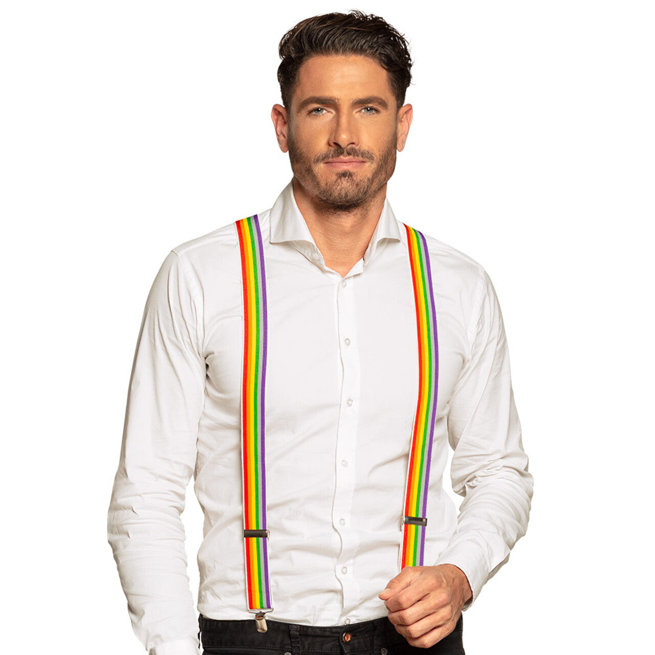 Op deze afbeelding zie je een Accessoires, van het merk Boland. Bretels Rainbow Trots