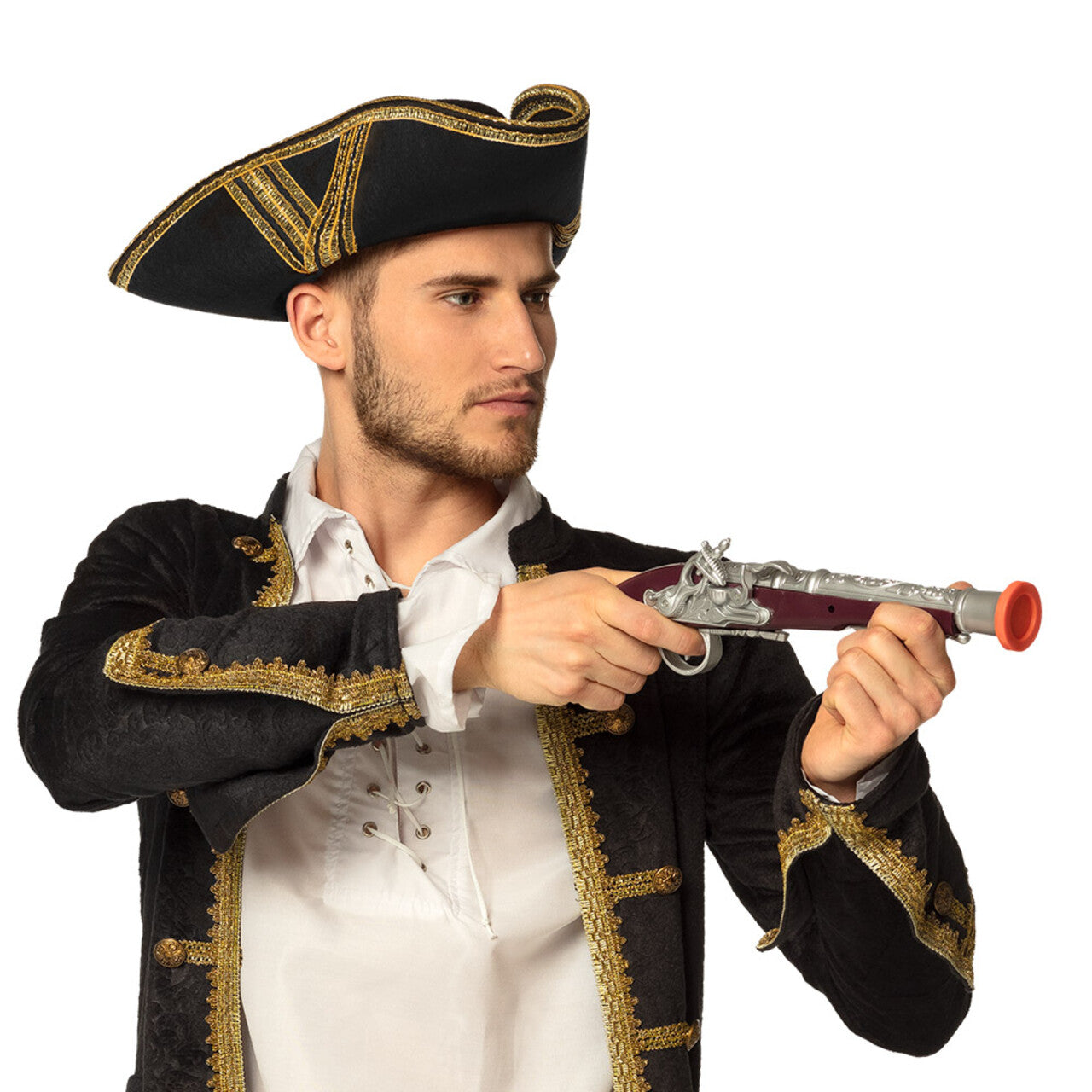 Op deze afbeelding zie je een Accessoires, van het merk Boland. Piratenpistool De Donderknal