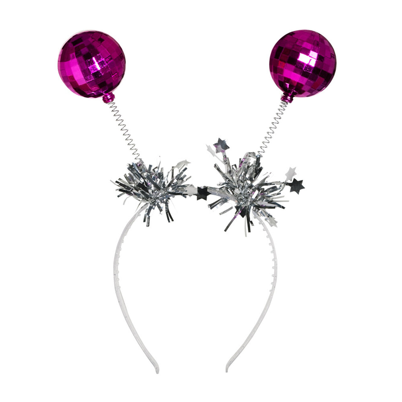 Op deze afbeelding zie je een Accessoires, van het merk Boland. Diadeem Discoballen 3 Kleuren Ass.