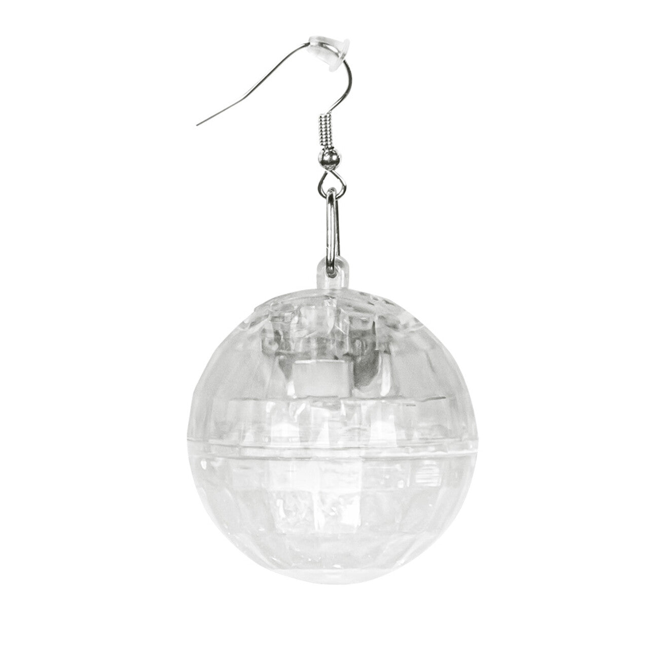 Op deze afbeelding zie je een Accessoires, van het merk Boland. Paar Led Oorbellen Discobal