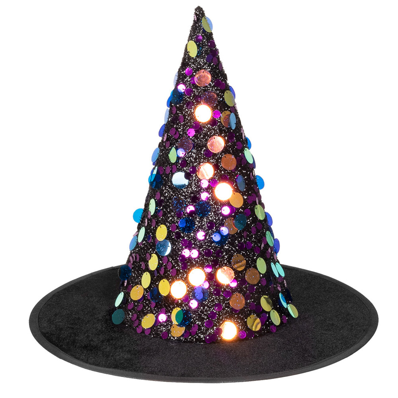 Op deze afbeelding zie je een Accessoires, van het merk Boland. Heksenhoed Glitter Sequina