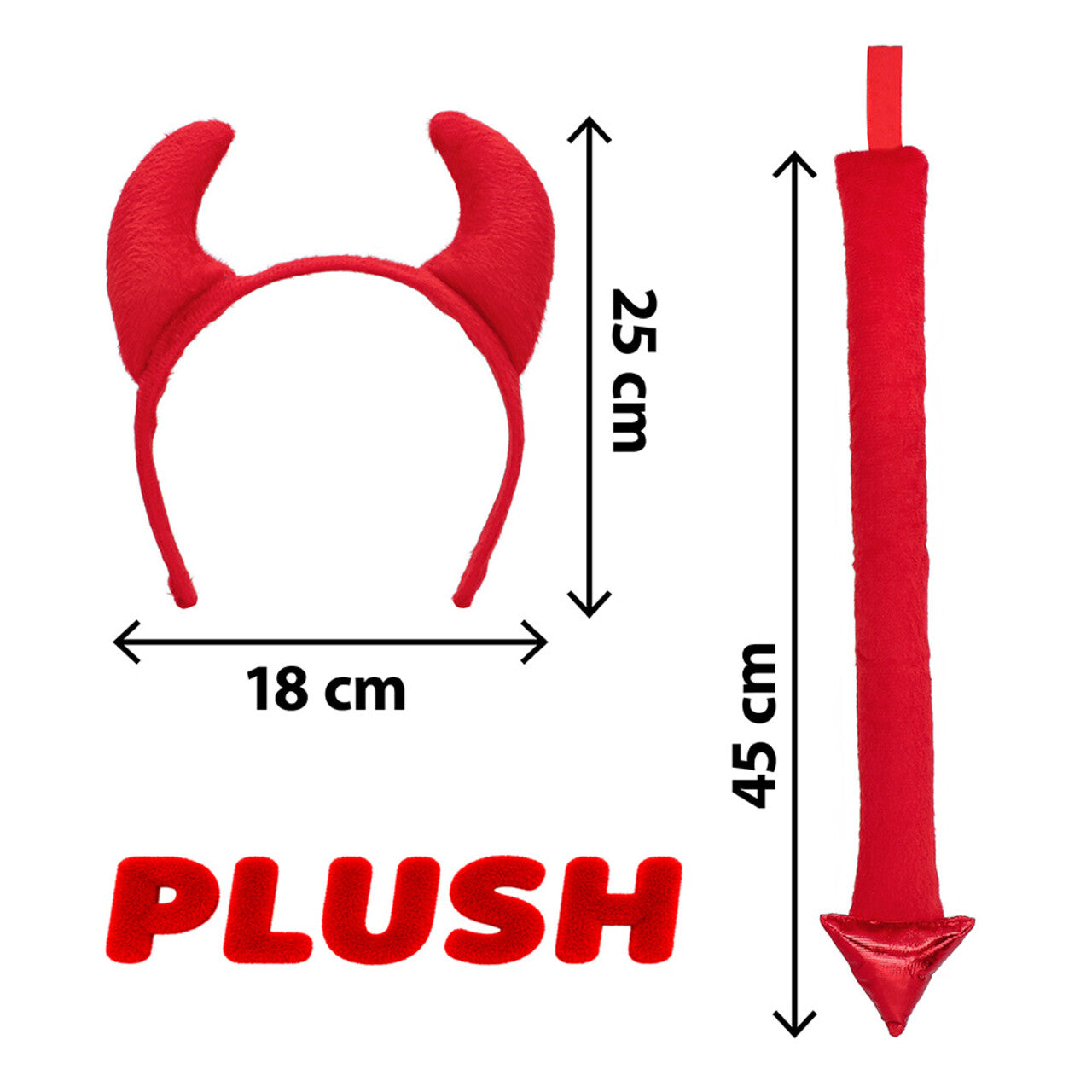 Op deze afbeelding zie je een Accessoires, van het merk Boland. Set Diablo She-Devil