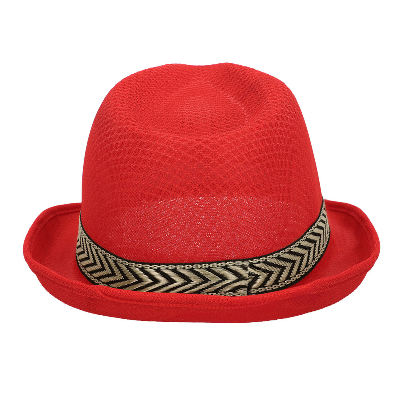 Op deze afbeelding zie je een Accessoires, van het merk Boland. Hoed Fedora Funky Rood
