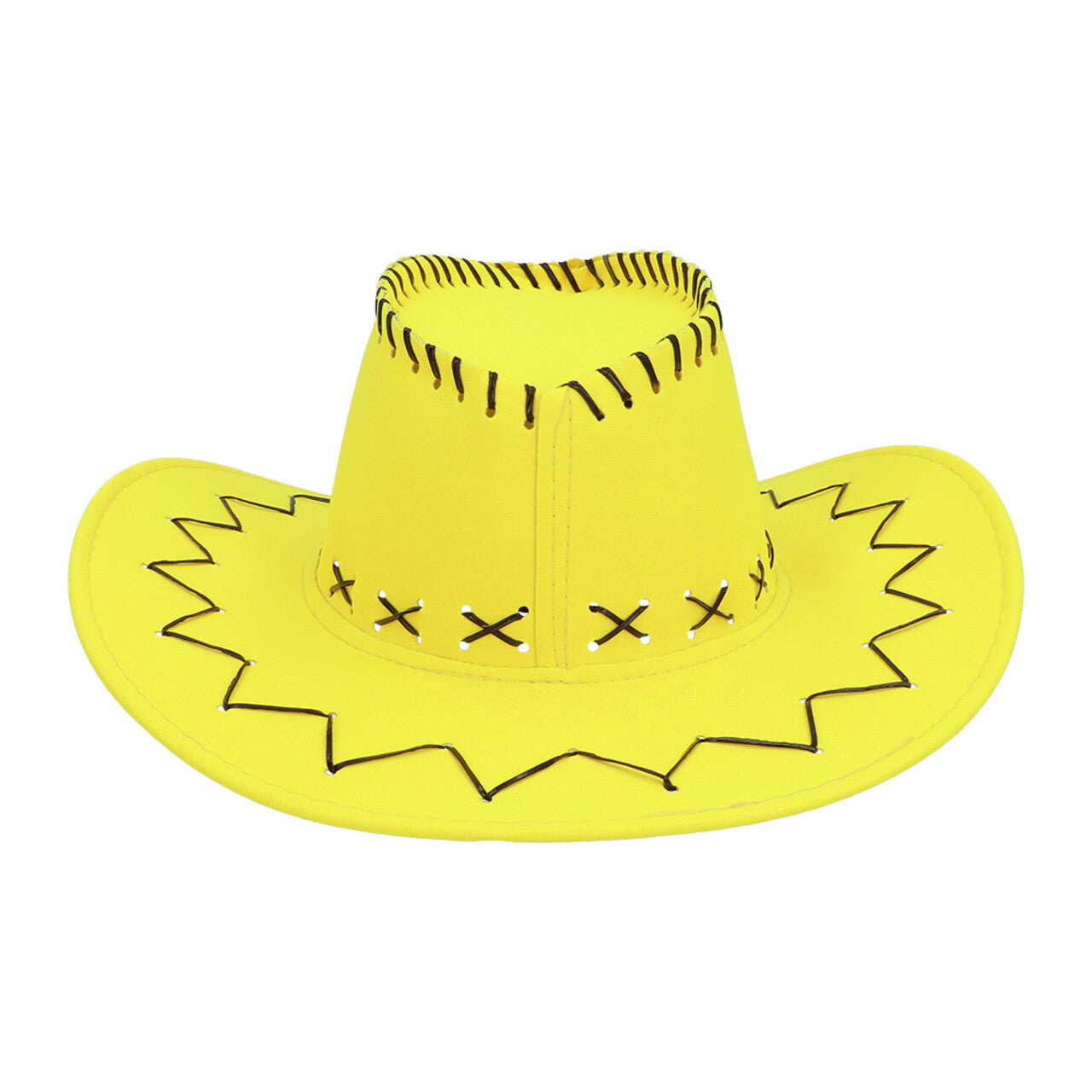 Op deze afbeelding zie je een Accessoires, van het merk Boland. Glowboy Cowboyhoed Neongeel Uv