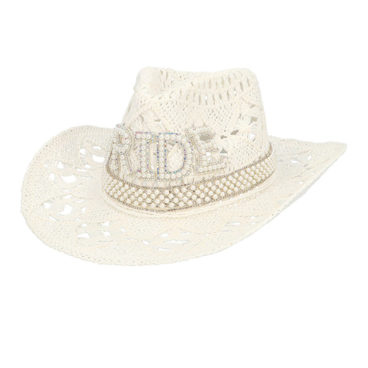 Op deze afbeelding zie je een Accessoires, van het merk Boland. Cowboyhoed Summer Wild Bride