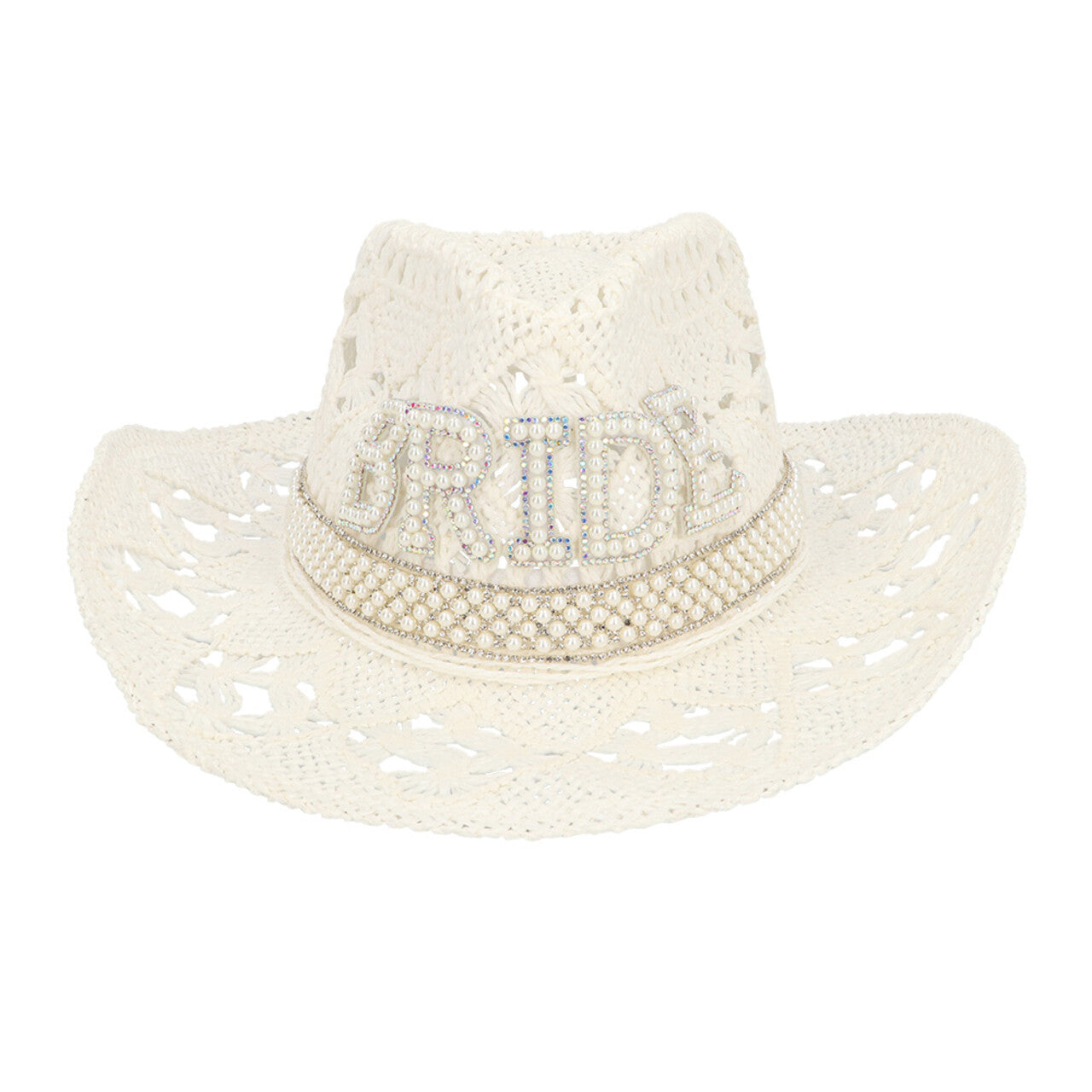 Op deze afbeelding zie je een Accessoires, van het merk Boland. Cowboyhoed Summer Wild Bride