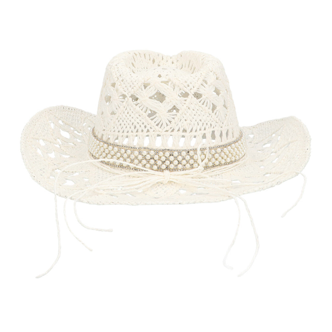 Op deze afbeelding zie je een Accessoires, van het merk Boland. Cowboyhoed Summer Wild Bride