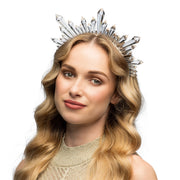 Op deze afbeelding zie je een Accessoires, van het merk Boland. Metalen Diadeem Halokroon Saphira
