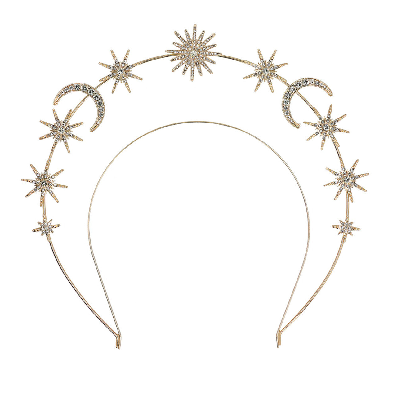 Op deze afbeelding zie je een Accessoires, van het merk Boland. Metalen Diadeem Halokroon Calypso