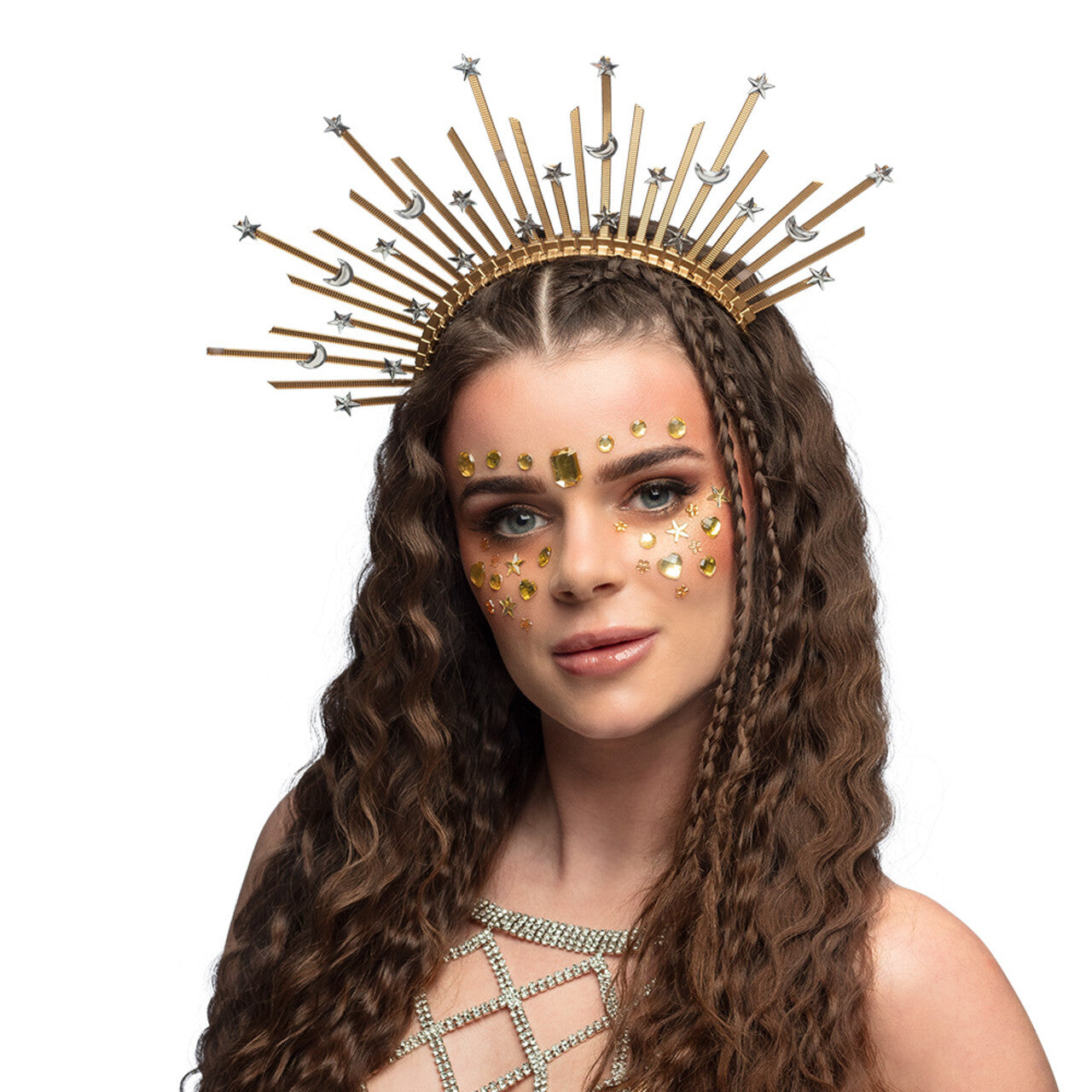 Op deze afbeelding zie je een Accessoires, van het merk Boland. Diadeem Halo Kroon Apollo