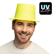 Op deze afbeelding zie je een Accessoires, van het merk Boland. Hoed Show Topper Neon Geel