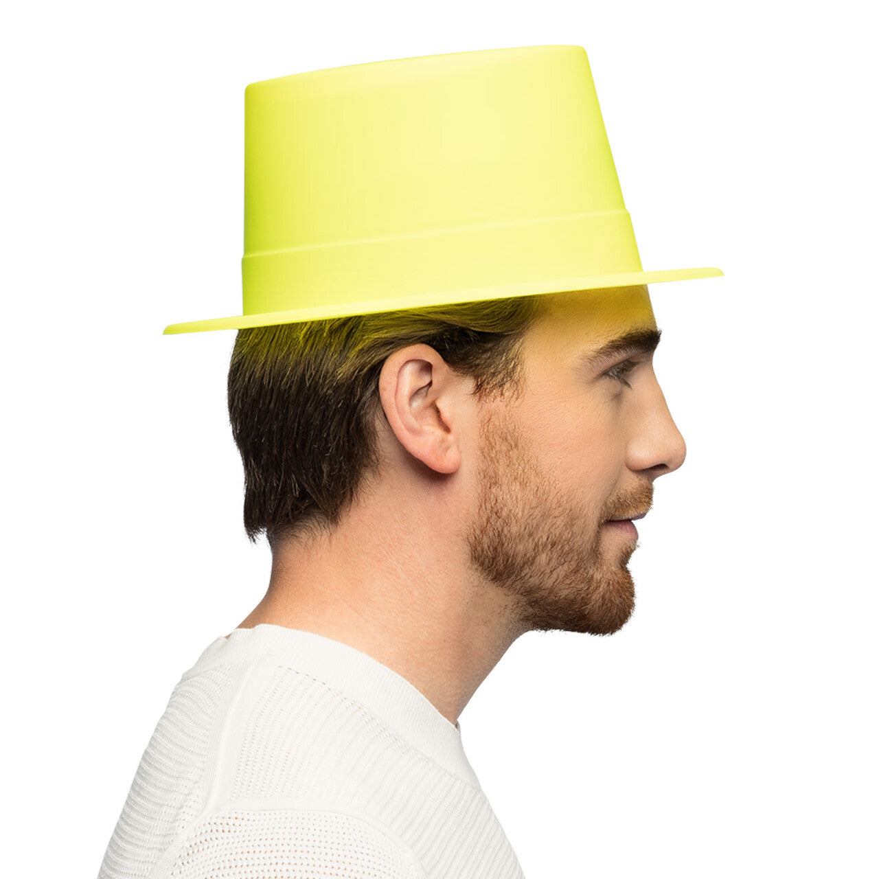 Op deze afbeelding zie je een Accessoires, van het merk Boland. Hoed Show Topper Neon Geel