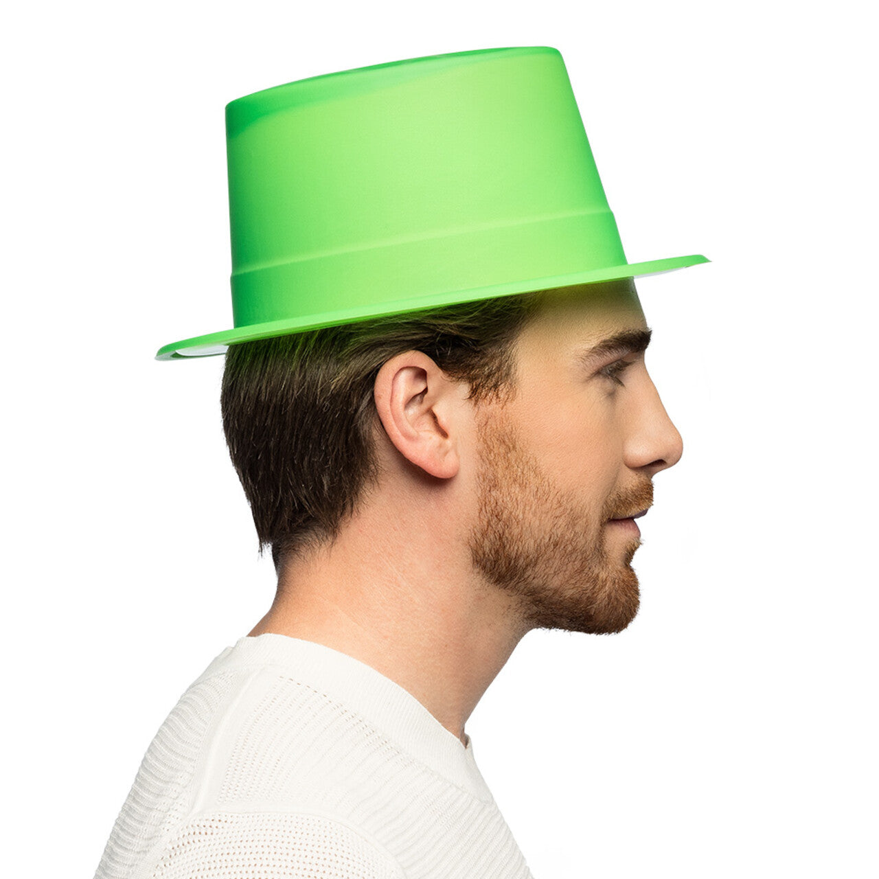 Op deze afbeelding zie je een Accessoires, van het merk Boland. Hoed Show Topper Neon Groen