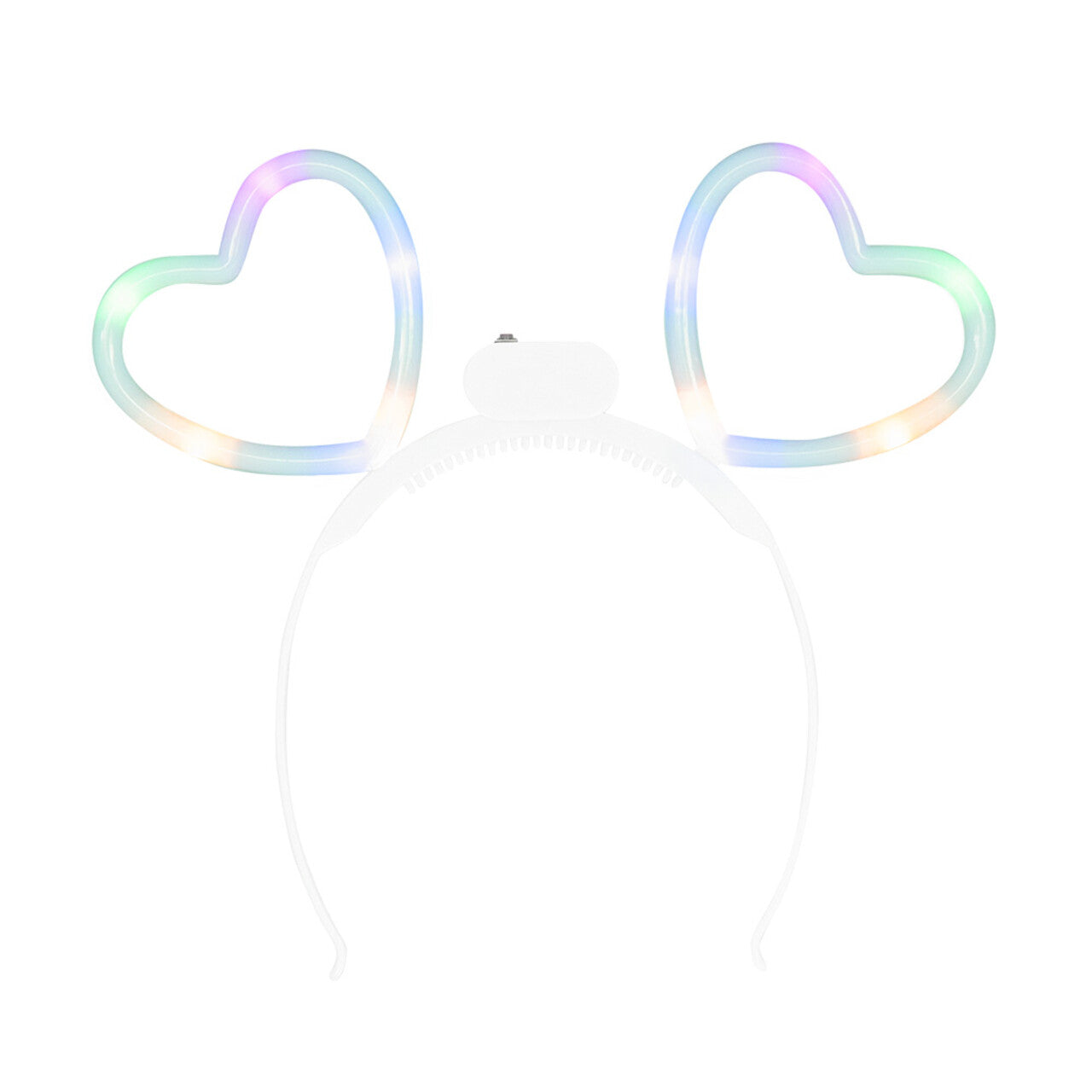 Op deze afbeelding zie je een Accessoires, van het merk Boland. Lichtgevende Haarband Glowing Hearts