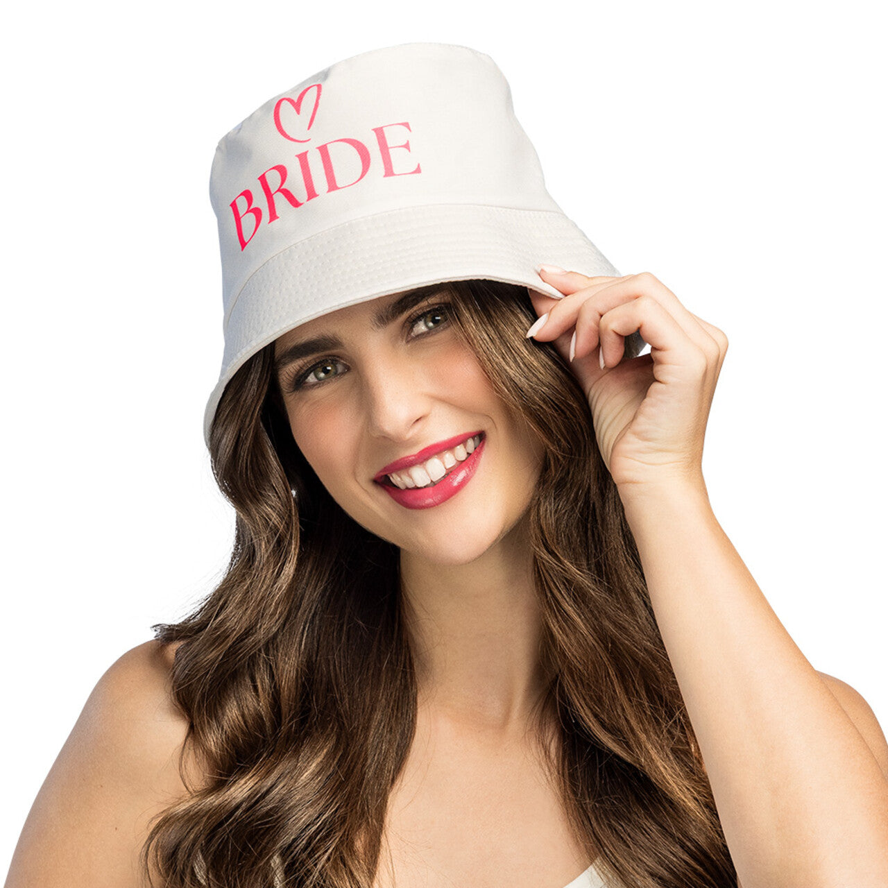 Op deze afbeelding zie je een Accessoires, van het merk Boland. Bucket Festival Hoed Bride